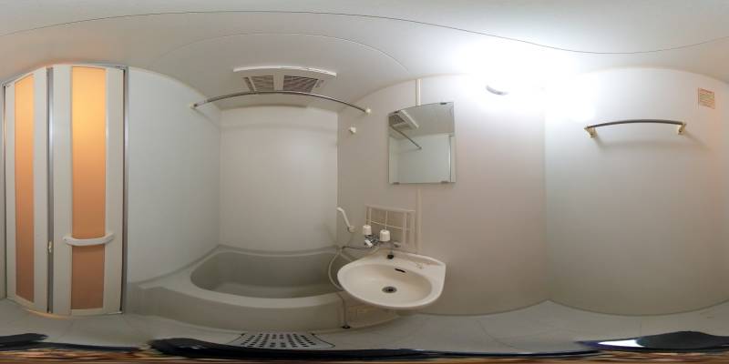 パノラマ画像バスルーム