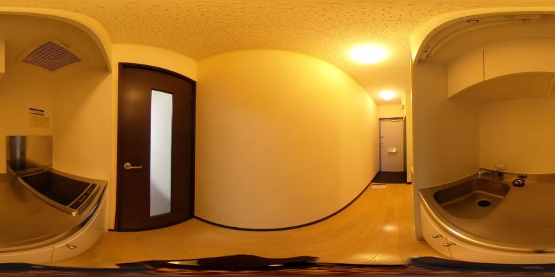 パノラマ画像キッチン