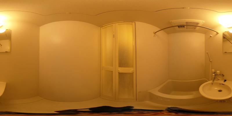 パノラマ画像バスルーム