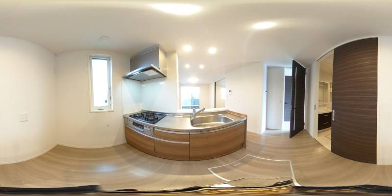 パノラマ画像キッチン