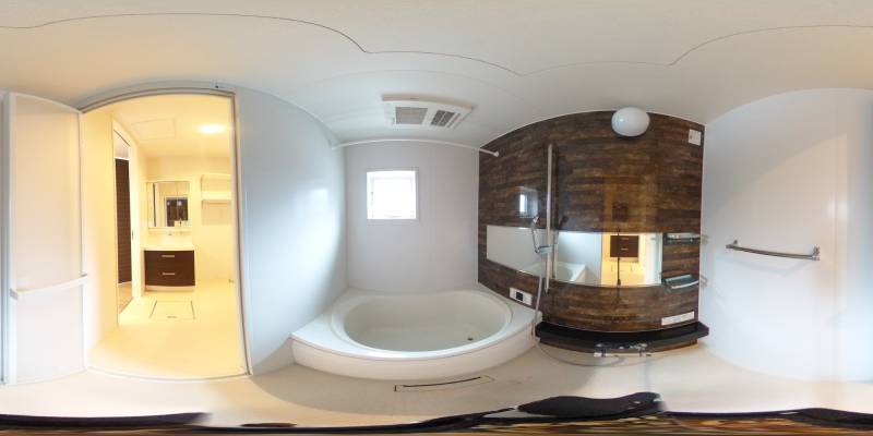 パノラマ画像バスルーム