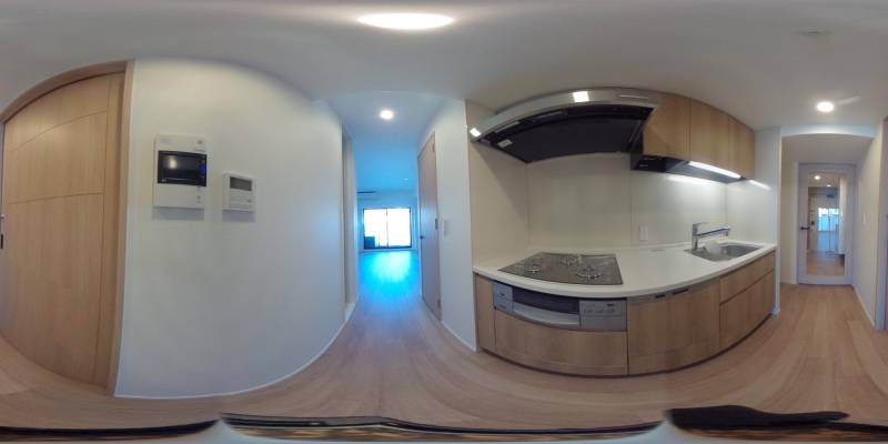 パノラマ画像キッチン