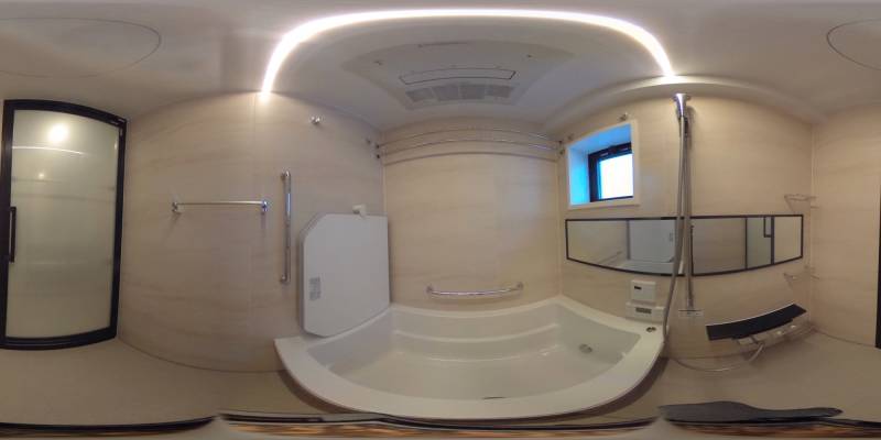 パノラマ画像バスルーム