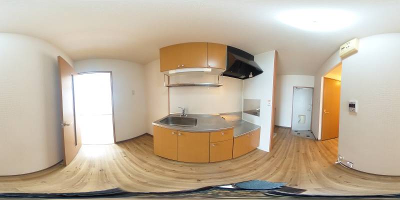 パノラマ画像キッチン