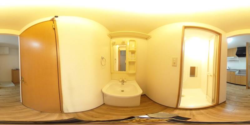 パノラマ画像洗面所