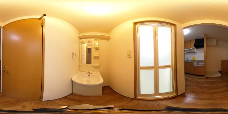 パノラマ画像洗面所