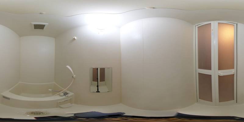 パノラマ画像バスルーム