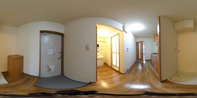 パノラマ画像玄関