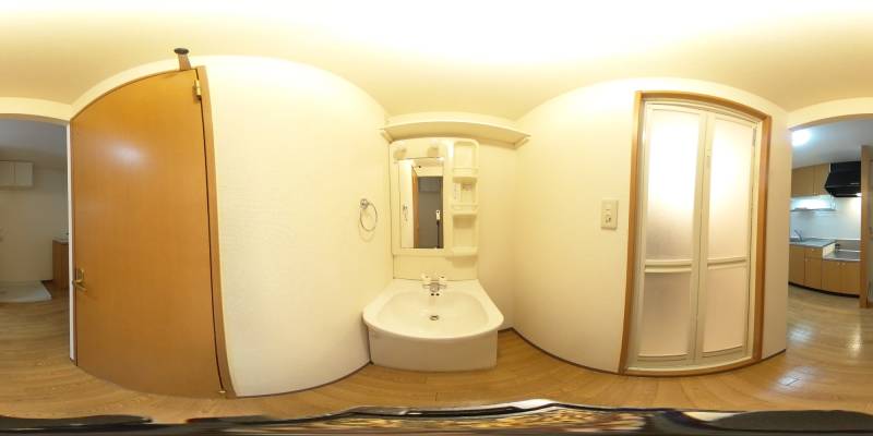 パノラマ画像洗面所