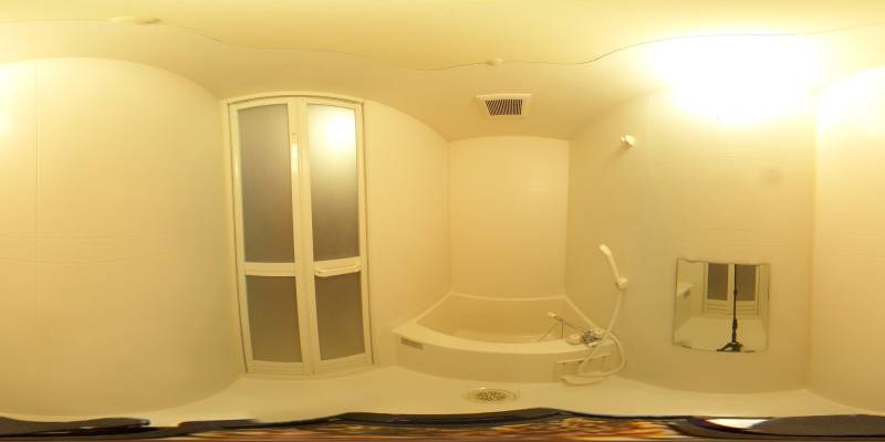 パノラマ画像バスルーム