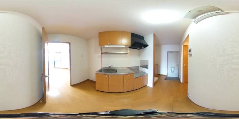 パノラマ画像キッチン