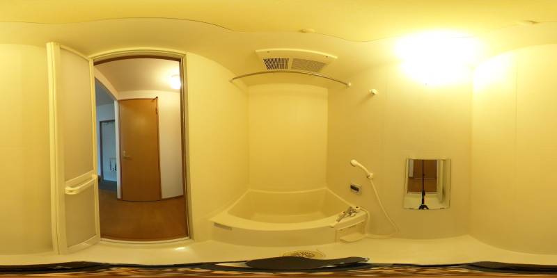 パノラマ画像バスルーム