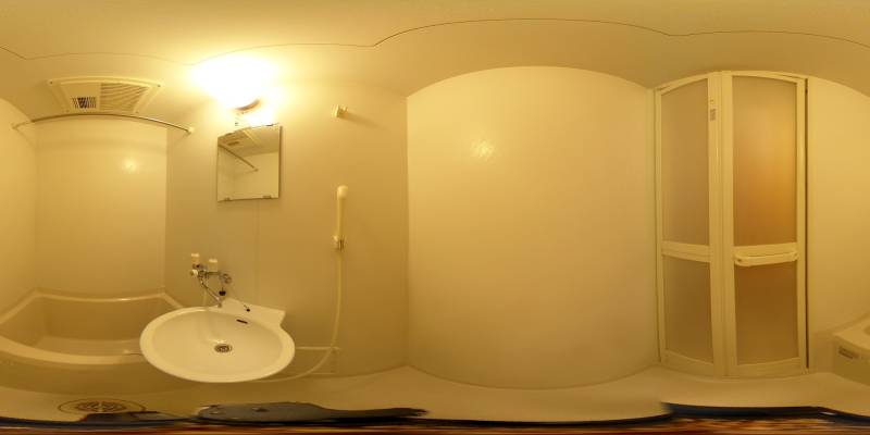 パノラマ画像バスルーム