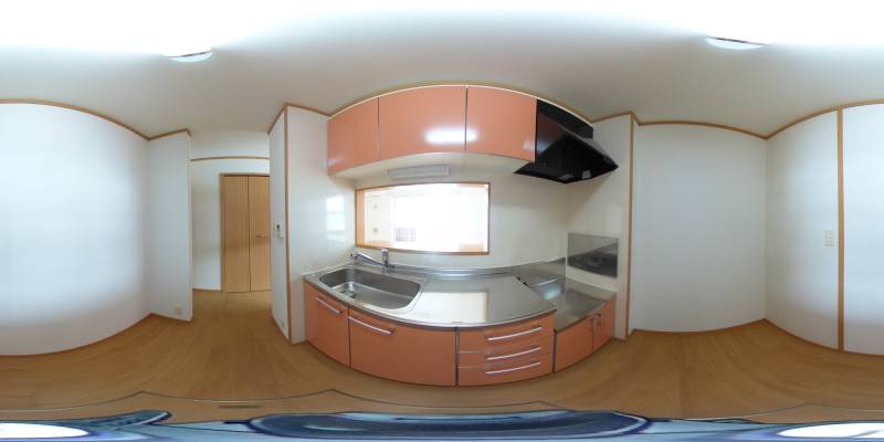 パノラマ画像キッチン