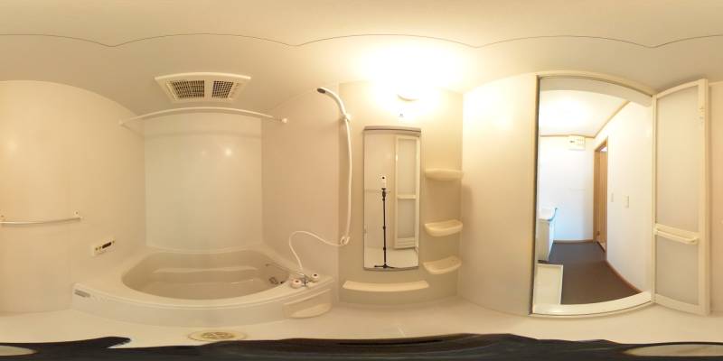 パノラマ画像バスルーム