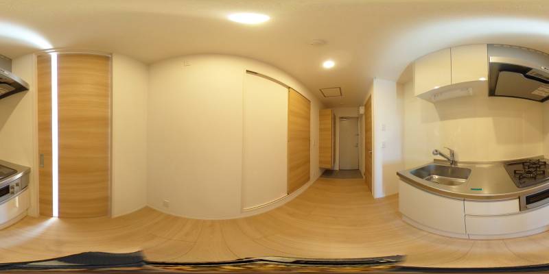 パノラマ画像キッチン