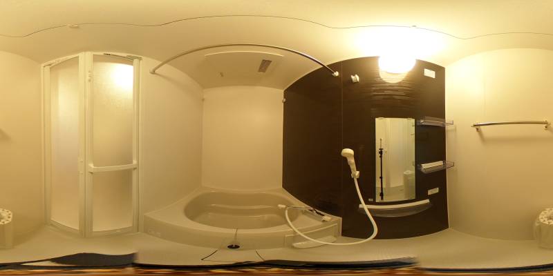 パノラマ画像バスルーム