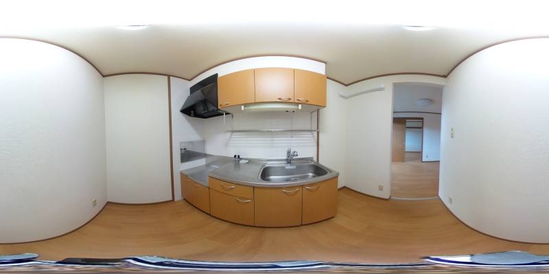 パノラマ画像キッチン