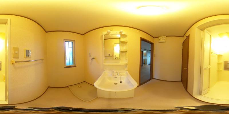 パノラマ画像洗面所
