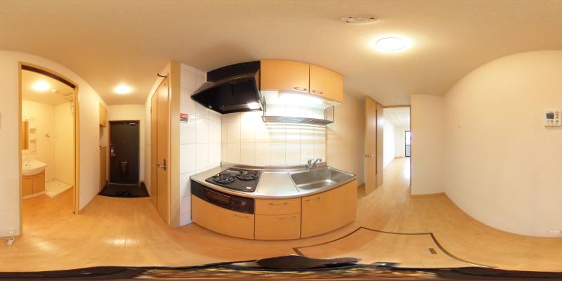 パノラマ画像キッチン