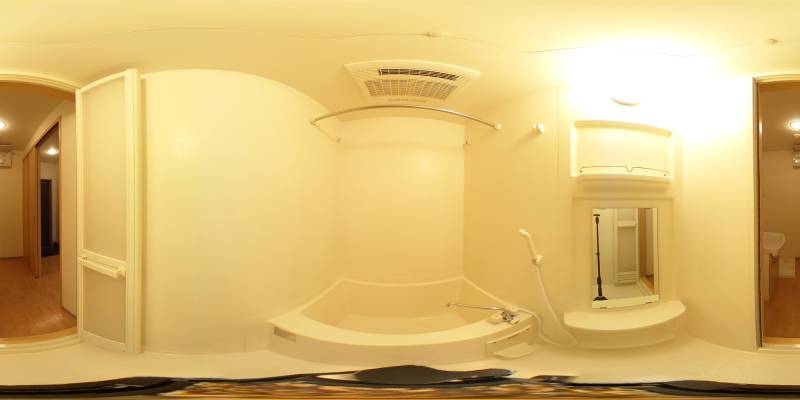 パノラマ画像バスルーム