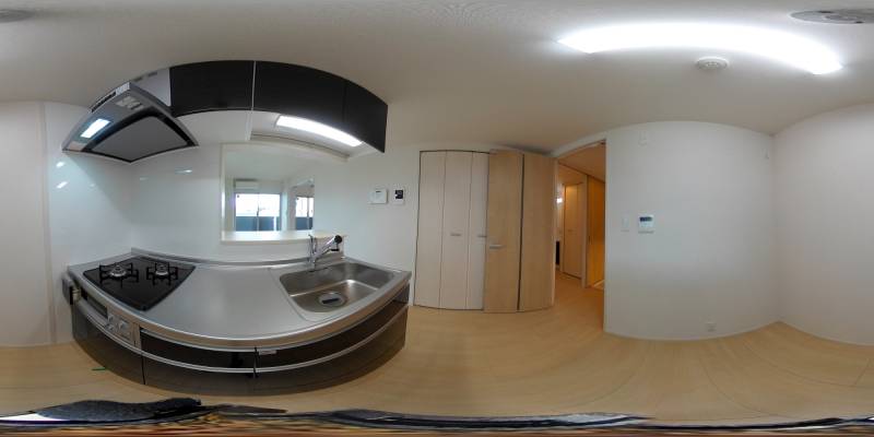 パノラマ画像キッチン