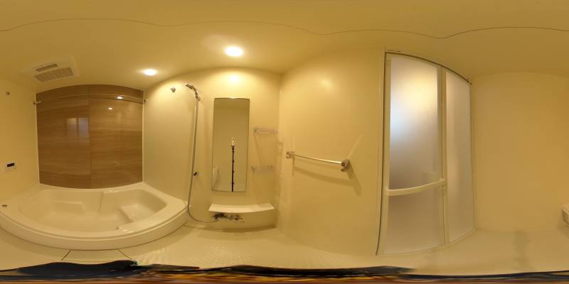 パノラマ画像バスルーム