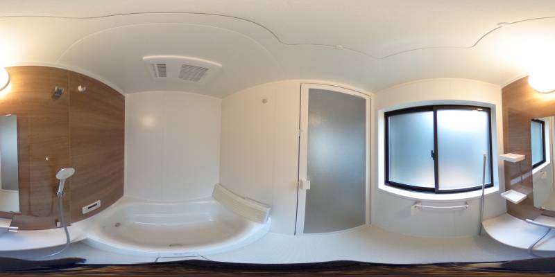 パノラマ画像バスルーム