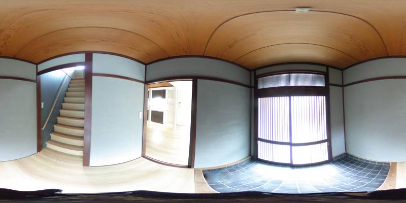 パノラマ画像玄関