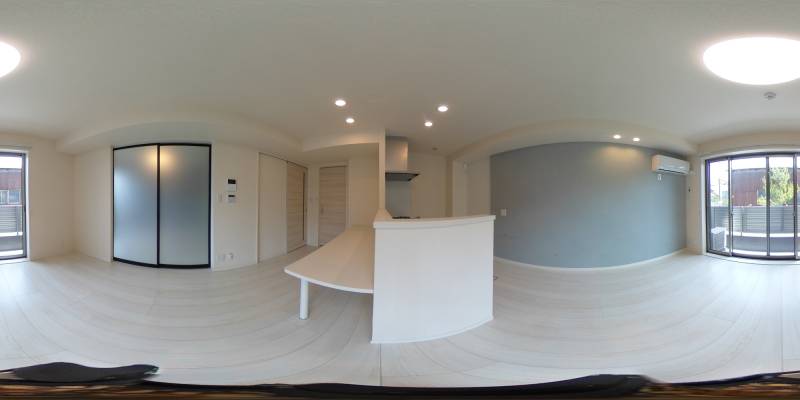 パノラマ画像リビング