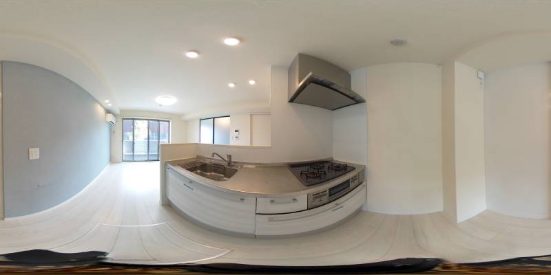 パノラマ画像キッチン