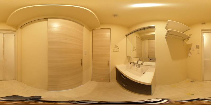 パノラマ画像洗面所