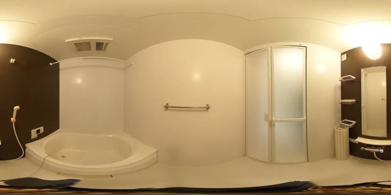 パノラマ画像バスルーム