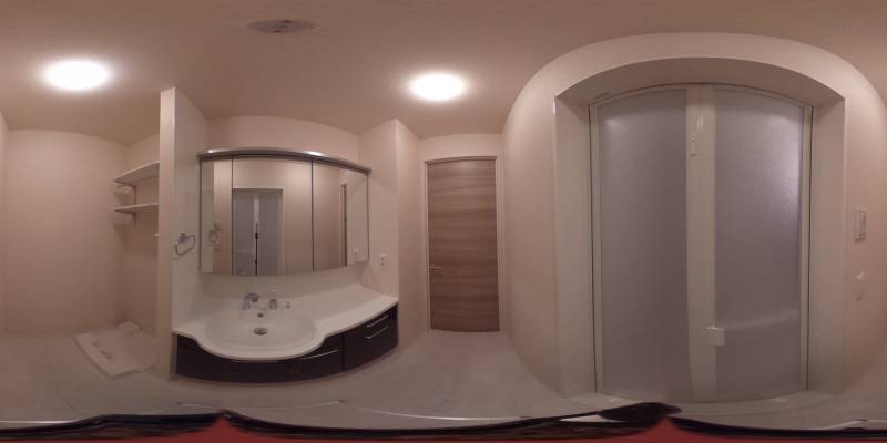 パノラマ画像洗面所