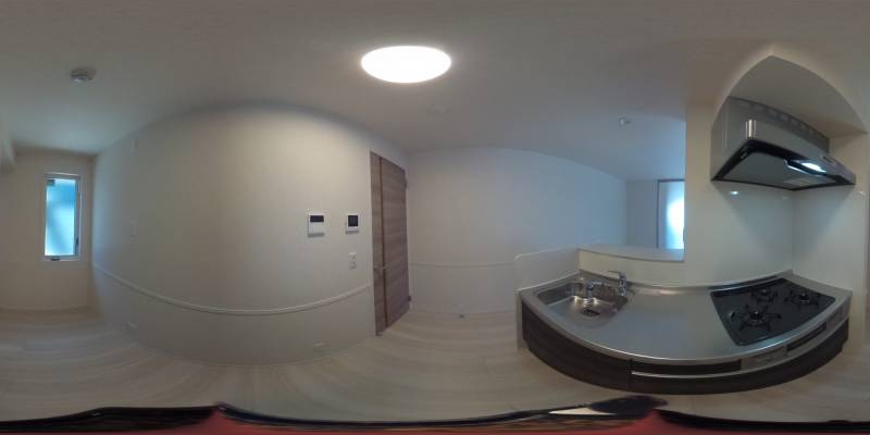 パノラマ画像キッチン