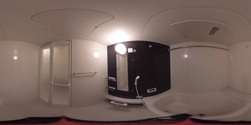 パノラマ画像バスルーム