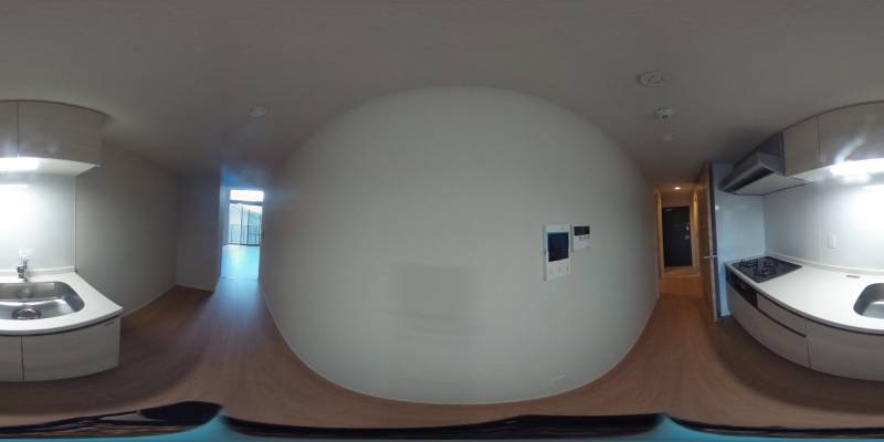 パノラマ画像キッチン