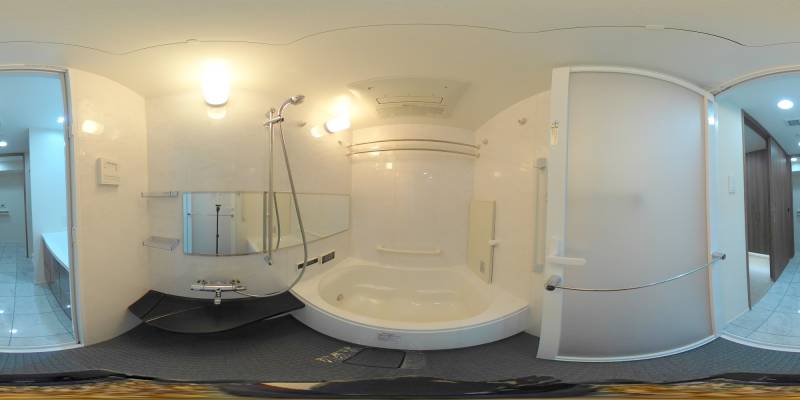 パノラマ画像バスルーム