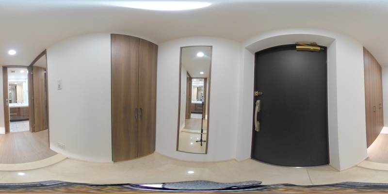 パノラマ画像洋室