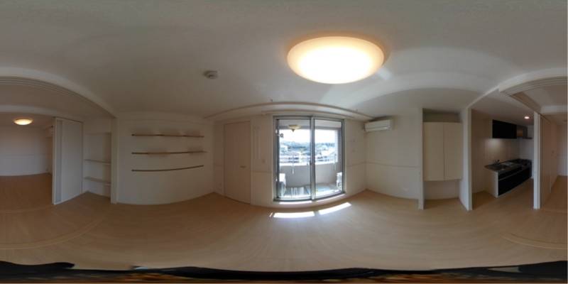 パノラマ画像洋室