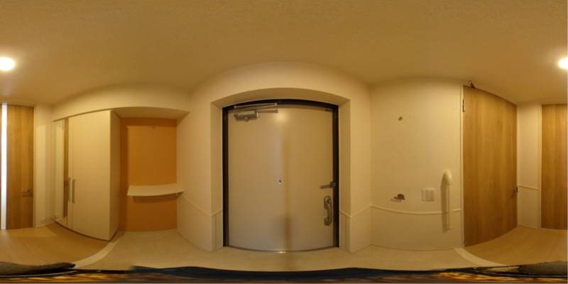 パノラマ画像玄関