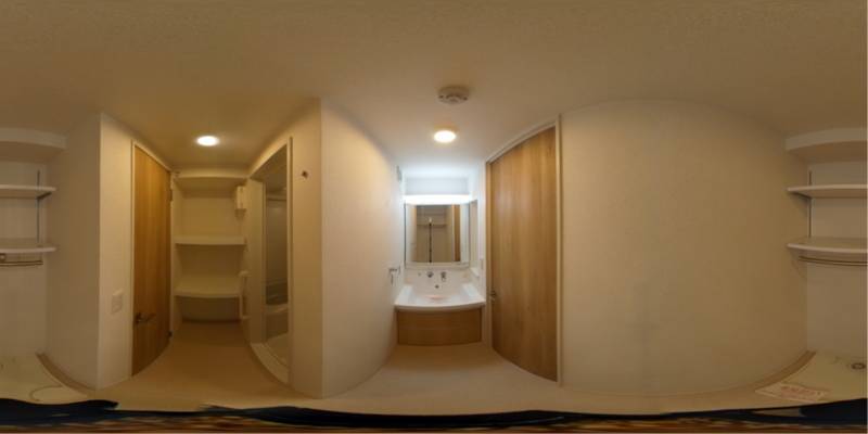 パノラマ画像洗面所