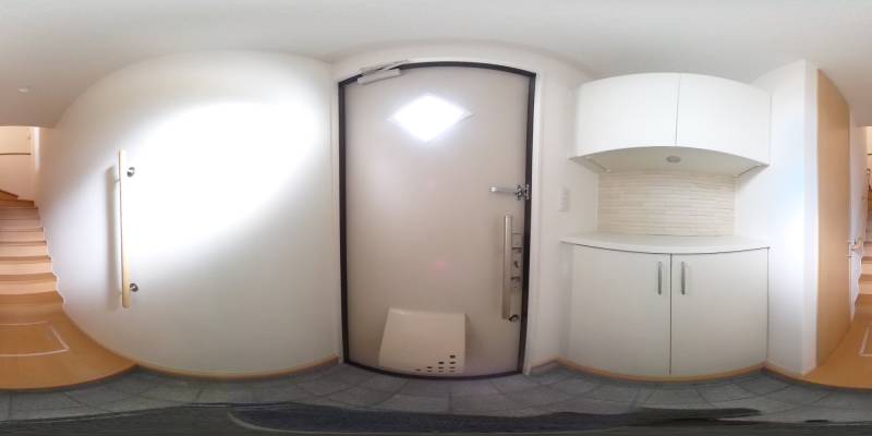 パノラマ画像玄関