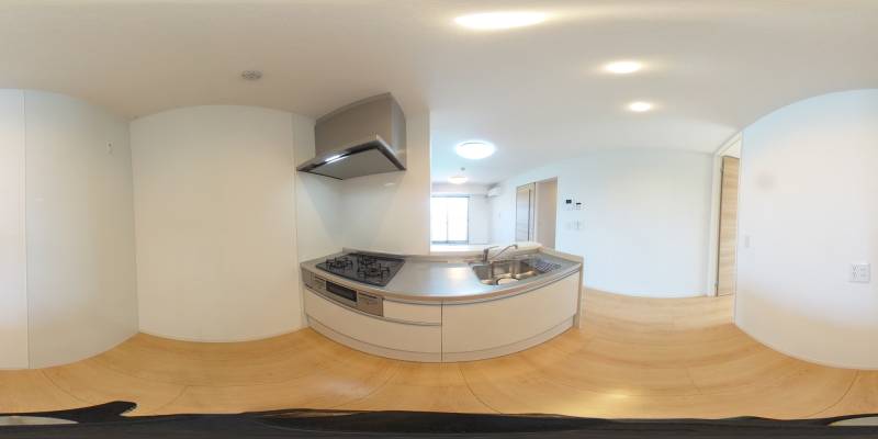 パノラマ画像キッチン