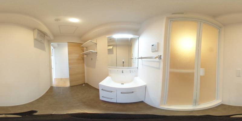 パノラマ画像洗面所