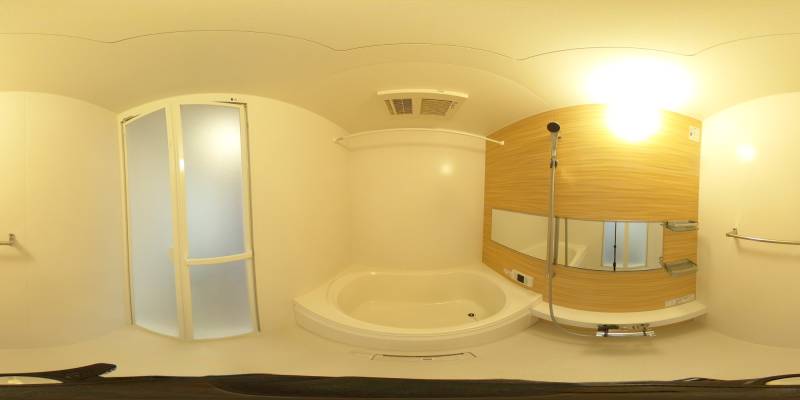 パノラマ画像バスルーム