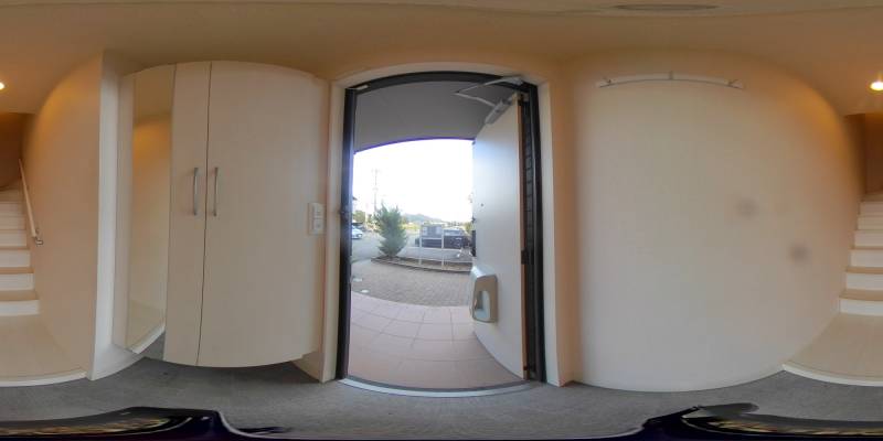 パノラマ画像玄関