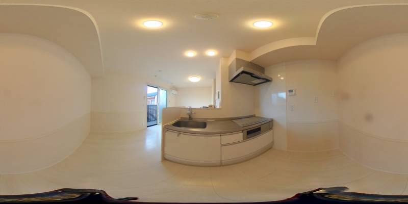 パノラマ画像キッチン