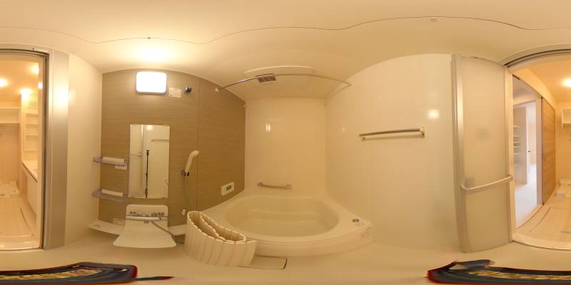 パノラマ画像バスルーム