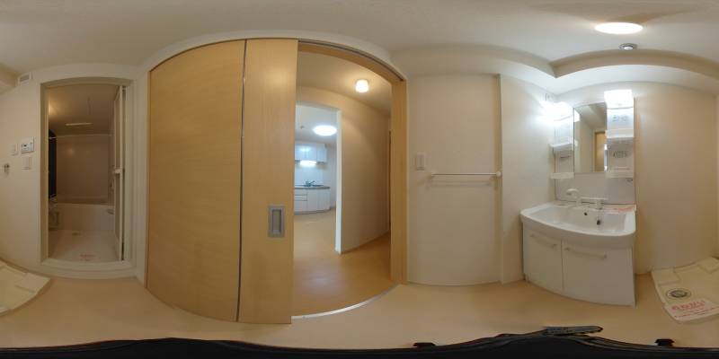パノラマ画像洗面所